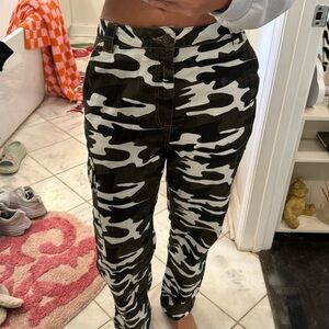 LAST CHANCE Topshop camo pants